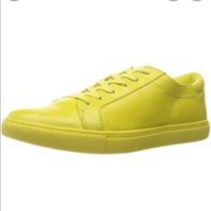 Kenneth Cole Kam Leather Sneaker - Lemon